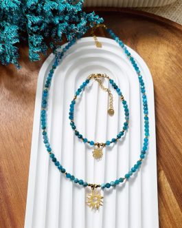 Komplet Pozytywnego Myślenia Apatyt 4mm