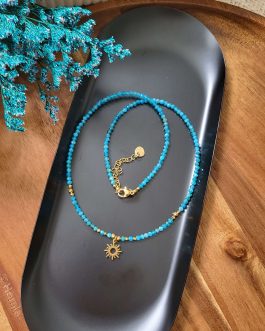 Naszyjnik Kreatywności Apatyt 3mm